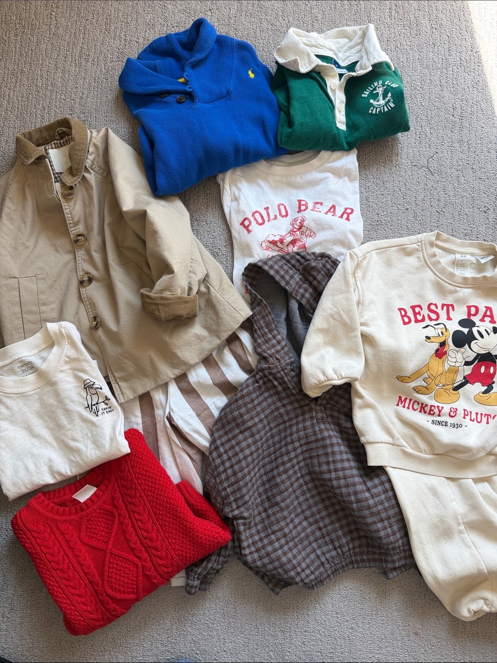 [BUNDLE] toddler boys 2T clothes | Zara, Ralph Lauren, H&M, more